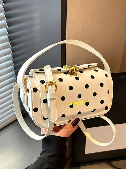 Women's Elegant Solid Color Handbag, Fashionable Retro Shoulder Bag for Daily Used, Casual Trendy Versatile High-quality Daily Commuting Bag, Casual Commuter Bag, Classic Shoulder Bag