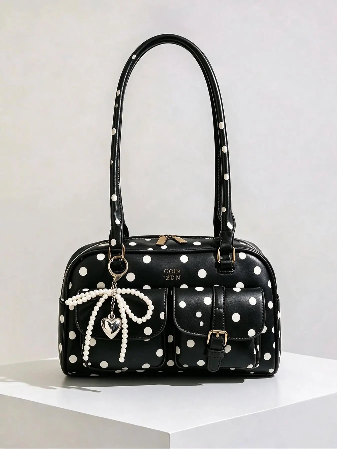 Women's Elegant Solid Color Shoulder Bag, Fashionable Pu Leather Bag for Daily Used, Casual Trendy Versatile High-quality Daily Commuting Bag