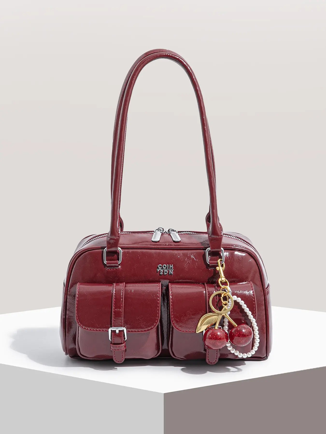 Women's Elegant Solid Color Shoulder Bag, Fashionable Pu Leather Bag for Daily Used, Casual Trendy Versatile High-quality Daily Commuting Bag